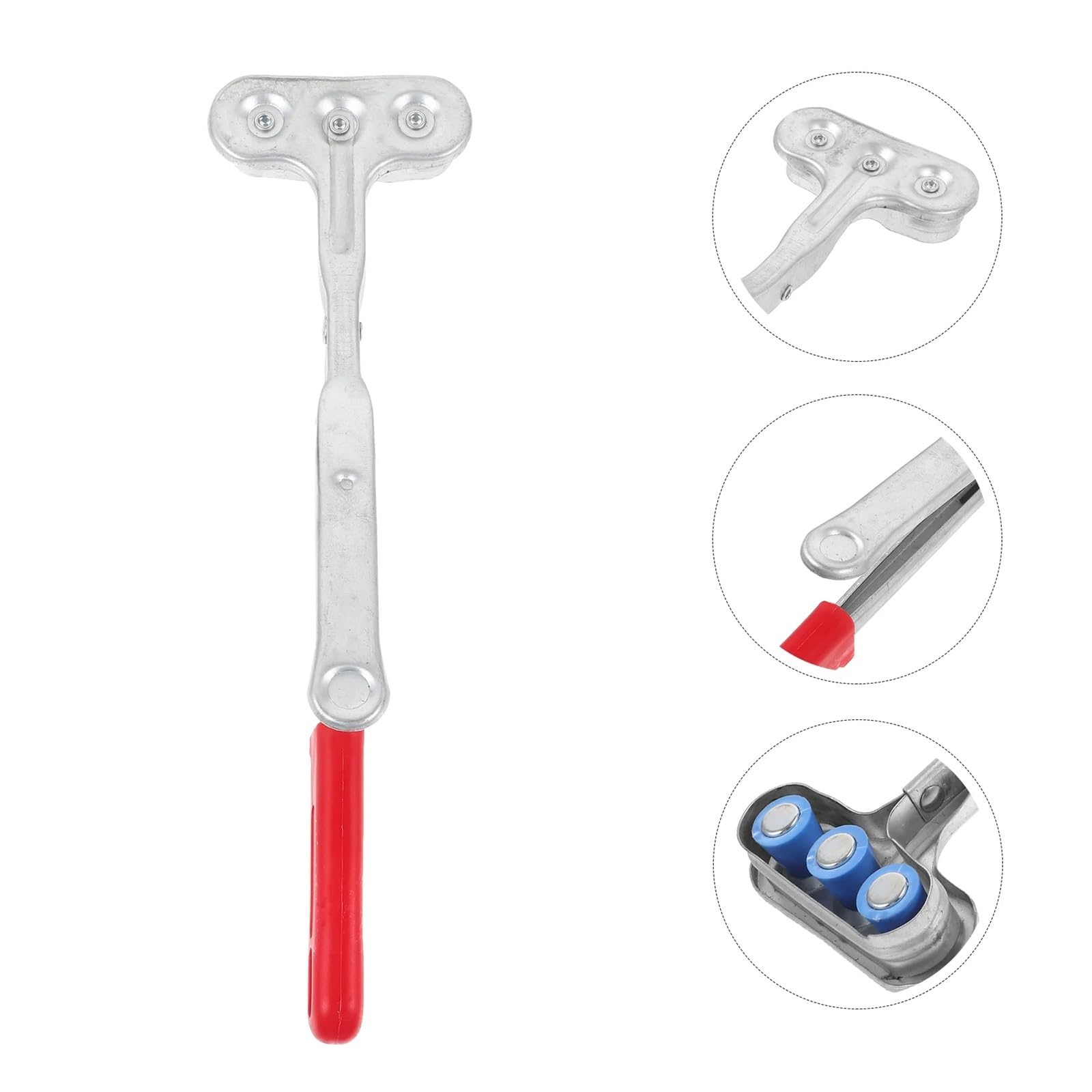 Herramienta magnética para Recoger Objetos Pesados Pinzas magnéticas, imanes, Mango de Seguridad, Herramienta de Recogida, Herramientas de Recogida de uñas Fuertes