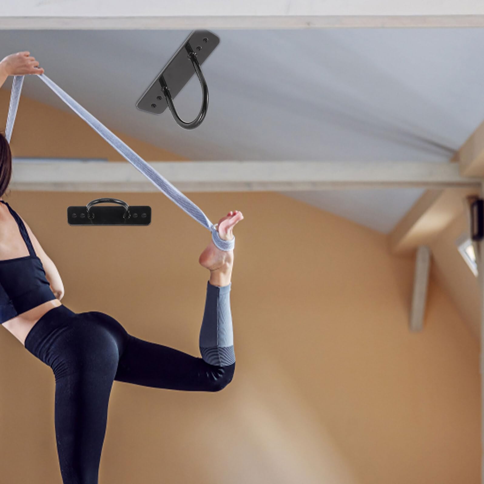 ABOOFAN 2 Stück Wandanker für Fitnessbänder aus Rostfreiem Stahl Wandhalterung für Battle Ropes Yoga schaukeln und Boxausrüstung Hohe Belastbarkeit Einfache Montage Vielseitig Einsetzbar