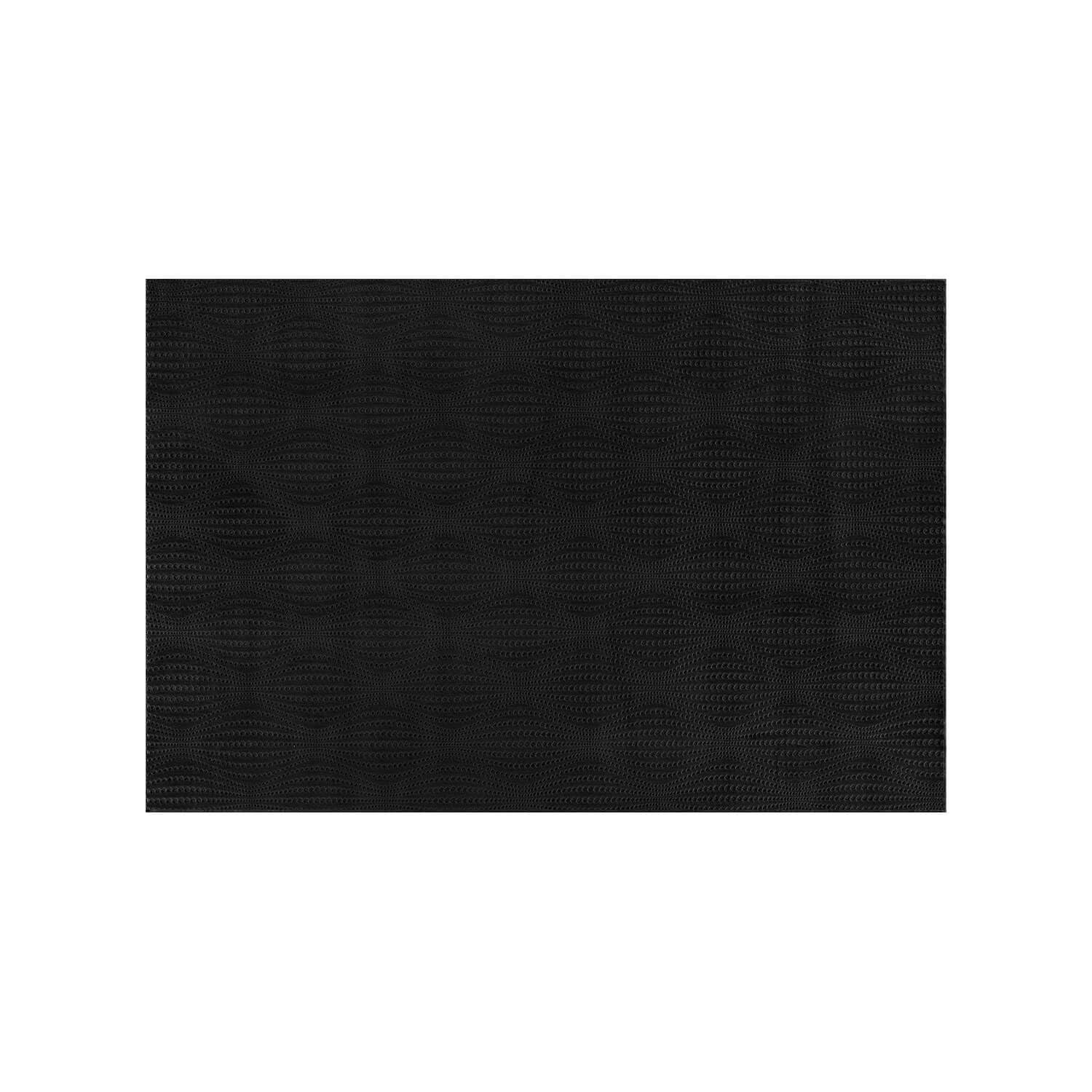 Luul Home Modern Black Non Slip Door Mat 2x3 Non Skid Soft Rubber Back Door Mat for Entryway Kitchen Rug for Bathroom Mat Easy Cleaning Stain Resistant Non Shedding Carpet 2 x 3