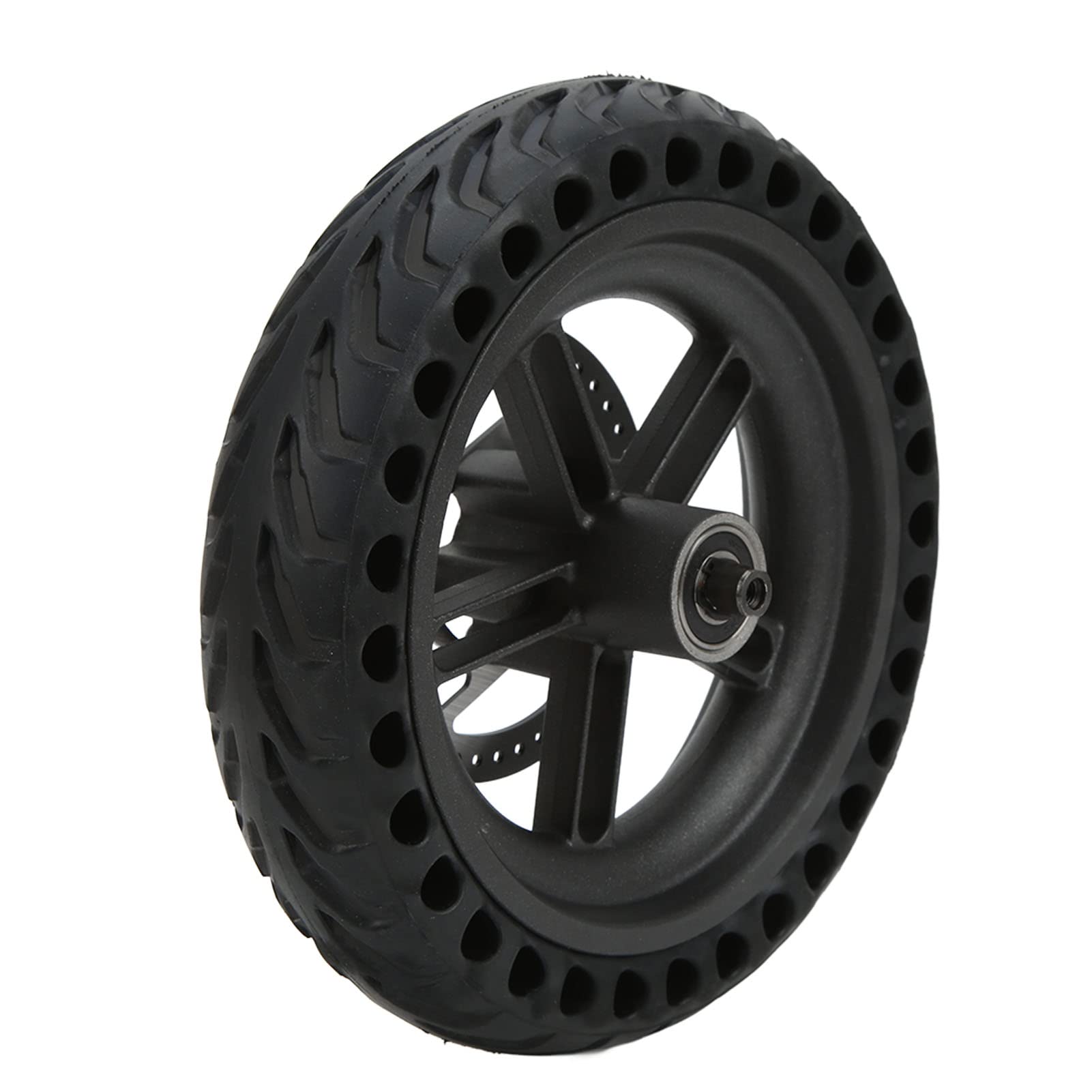 CHICIRIS Conjunto de Rueda Trasera de Scooter Eléctrico, Neumático Sólido
