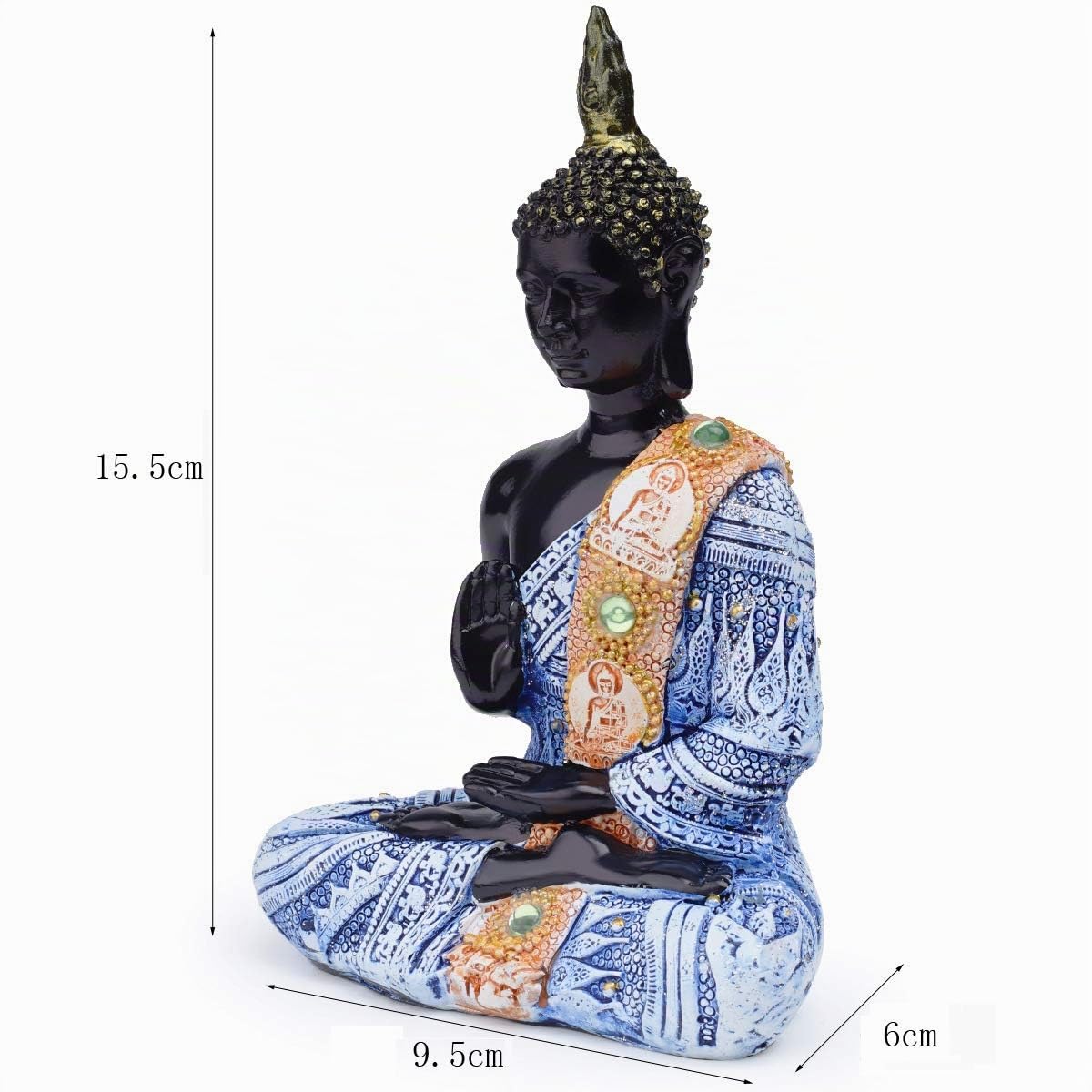 Statua di Buddha thailandese Che medita la Pace e l'armonia per la casa