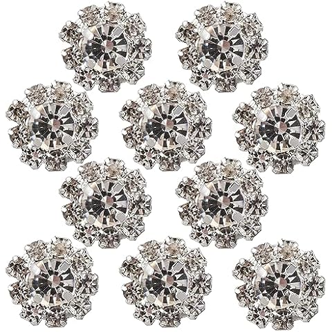 GORGECRAFT Rhinestone Shank Buttons Cover