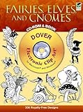 Fairies, Elves, and Gnomes CD-ROM and Book (Dover Electronic Clip Art)