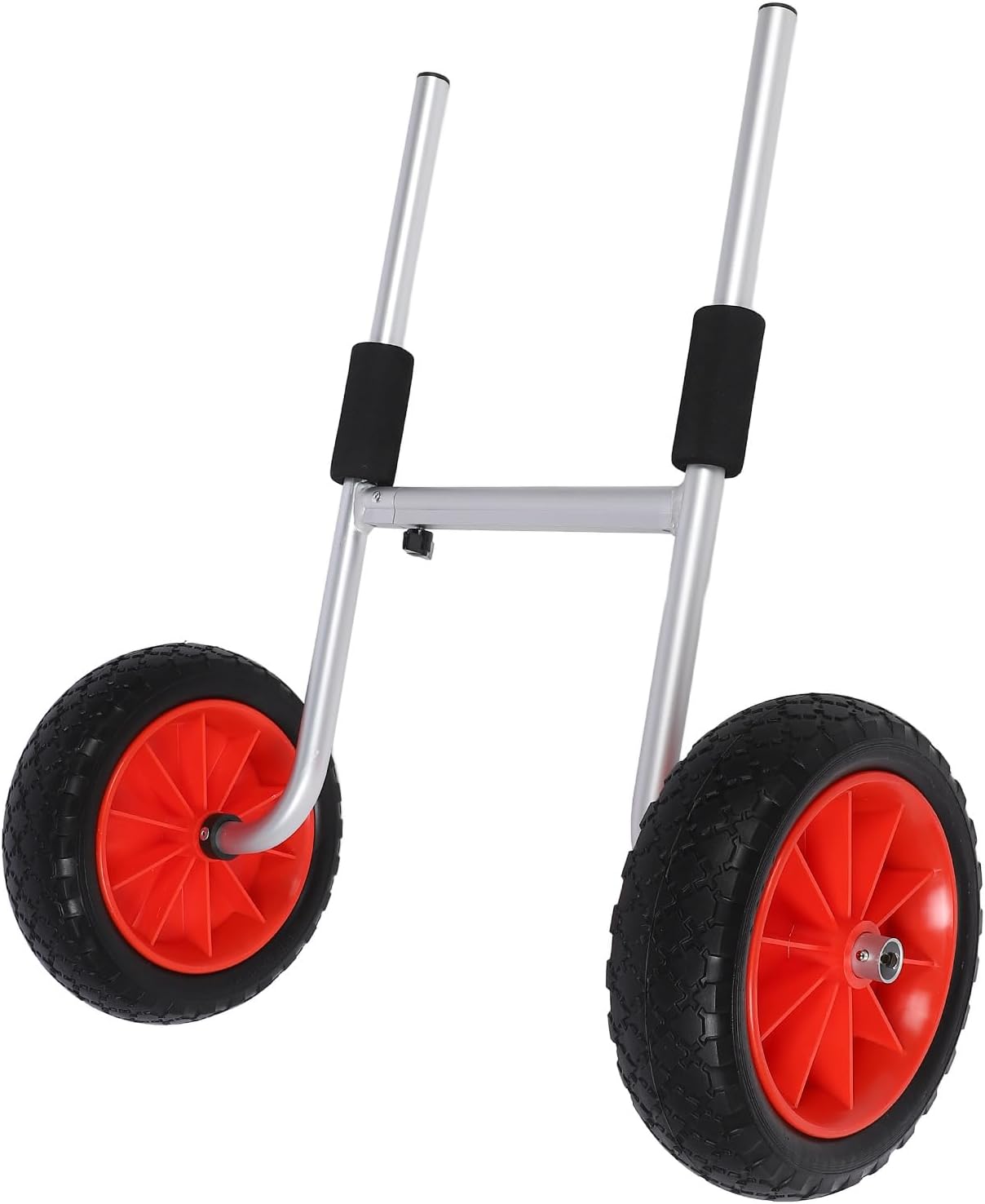 Kayak Cart Dolly, Foldable Kayak Trolley Wheels with 10Inch Airless Tires for Carrier Canoe Paddleboard Transport, Universal Kayak Wheels Kayak Cart Dolly for Small Boats