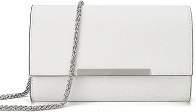 Small Clutch Purses for Women Summer Crossbody Bags and Straw Wristlet Handbags with Chain Strap