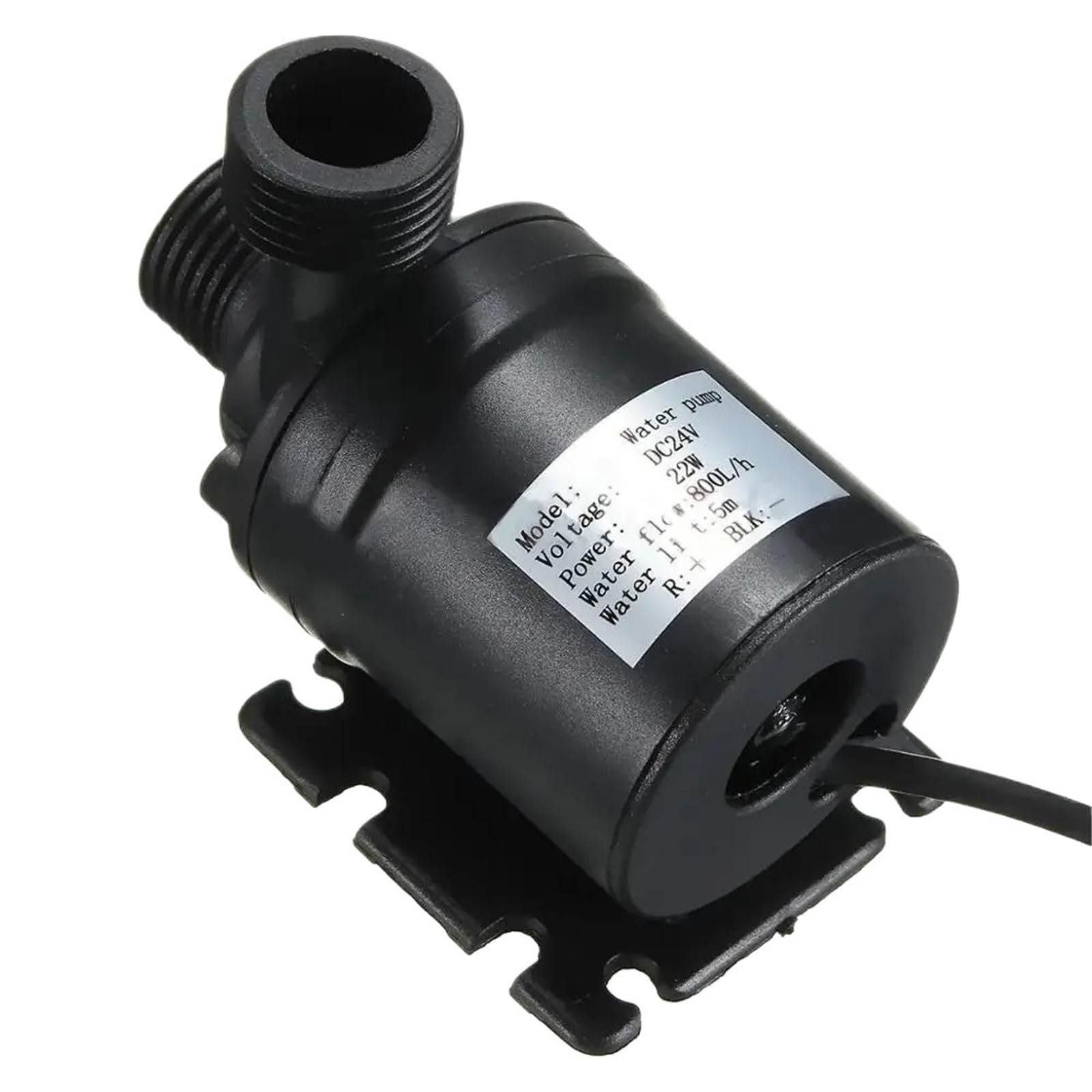 1 szt. 800 l/h 5 m DC 12 V 24 V solarny silnik bezszczotkowy pompa wodna z obiegiem wody zanurzeniowe pompy wodne (złącze 12 V DC)