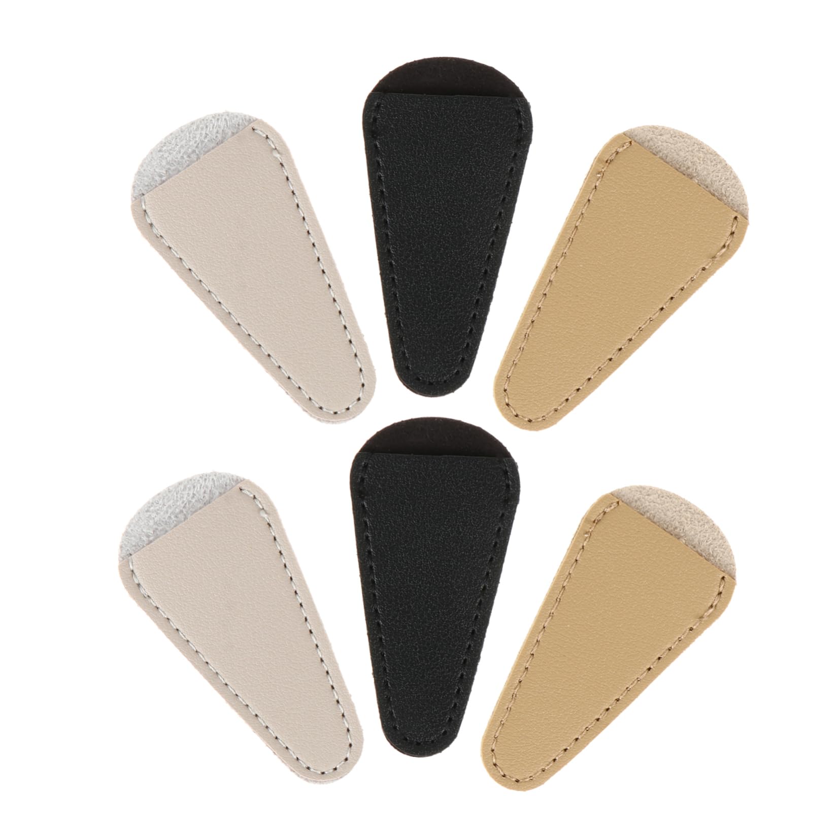 SHINEOFI 18piezas Funda De Piel Para Tijeras Protección Para Herramientas De Belleza Adecuada Para Tijeras De Bordar Cortadores De Cejas y Cortauñas