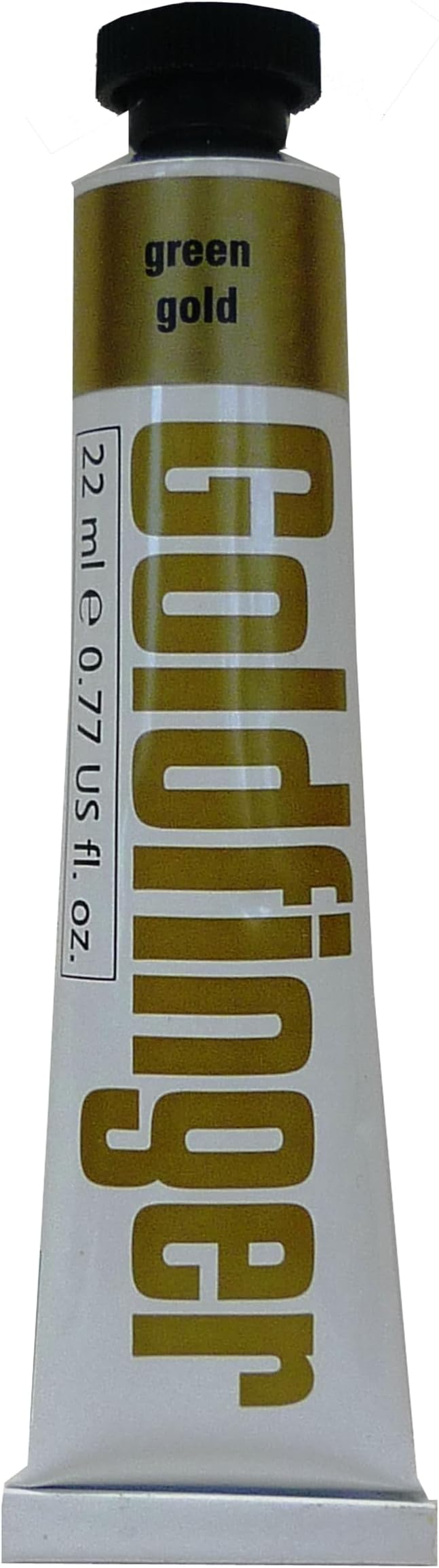 Daler-Rowney Goldfinger Gilding Colours, Aluminium Tube, 0.74oz - 22 ml, Green Gold