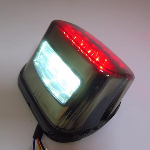 Miniatura 9 de HONGK - Luz de freno trasera compatible con lente ahumada FLST FLSTF FLSTSB FLSTC H-D 2000 y posteriores [B01C0SRIQ8]