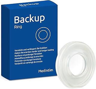 Medintim - Anneau de Confort BackupRing Médical - Renforce et prolong l'érection - Dispositif en TPE hypoallergénique pour homme - Solution discrète et réutilisable - Taille universelle extensible