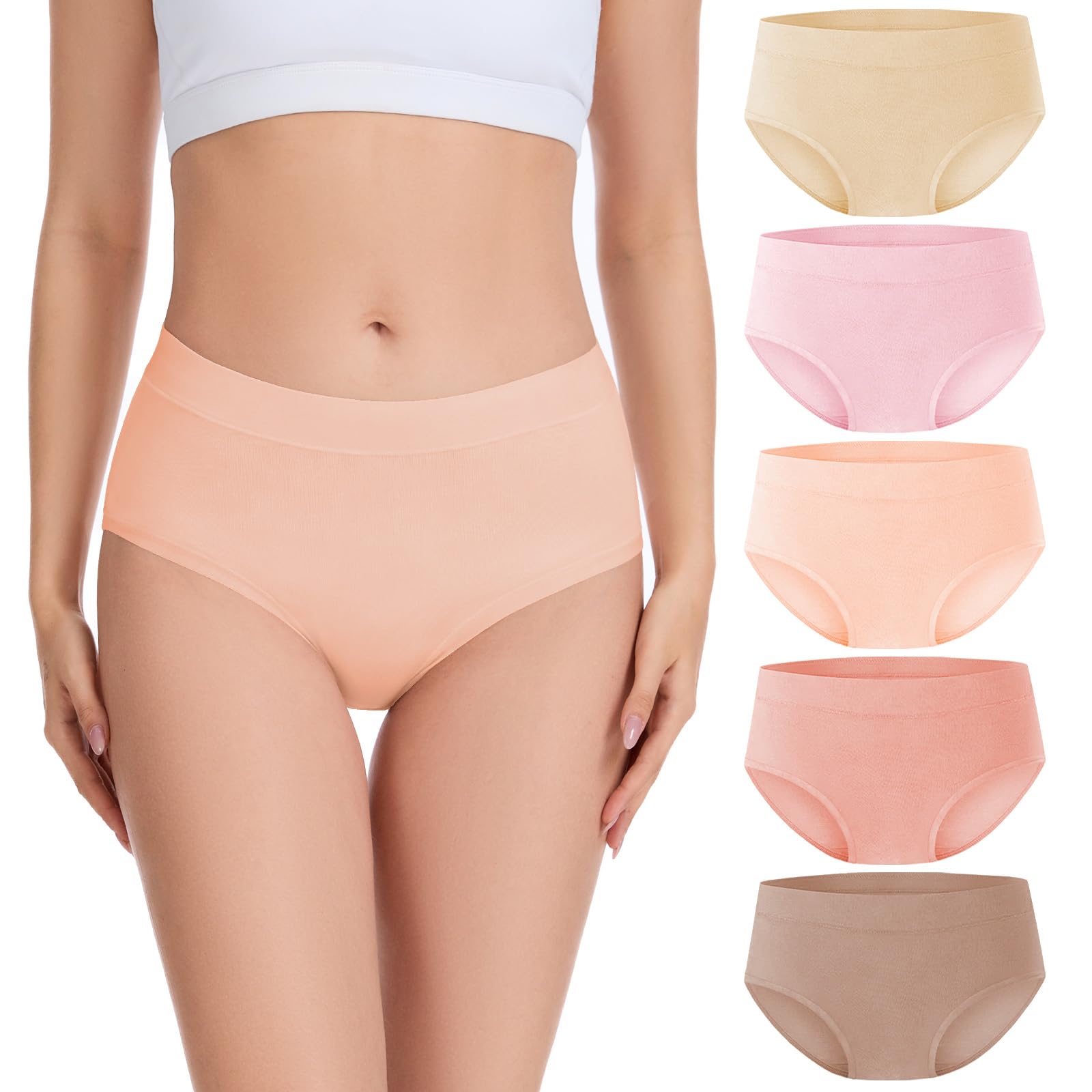 Migbean Mid Waisted Briefs