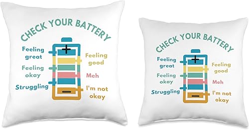 Miniatura 3 de Teachers and Staff Must Haves Cojín escolar para aula de salud mental, 16 x 16 pulgadas, multicolor