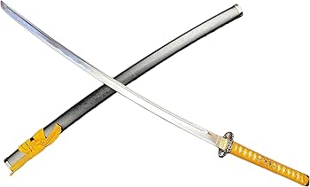 Amazon.co.jp: 模造刀 V.ROAD限定 オリジナル 菊一文字則宗大刀（黄