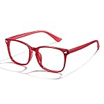 Cyxus Blue Light Glasses Computer Glasses UV Blocking Filter Eyeglasses Frame Christmas Red Glasses for Women