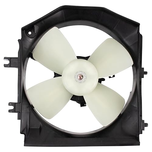 Vista 33 de TRQ Conjunto de ventilador de refrigeración dual compatible con Infiniti EX35 2009 FX35 FX50 2007-2008 G35 2008-2013 G37 2012-2013 M35h 2014-2015