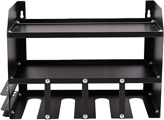 Irfora Heavy Duty Wall Mounted Power Tool Organizer and Cordless Tool Shelf for Auto Repair Shop 280 Lbs Steel