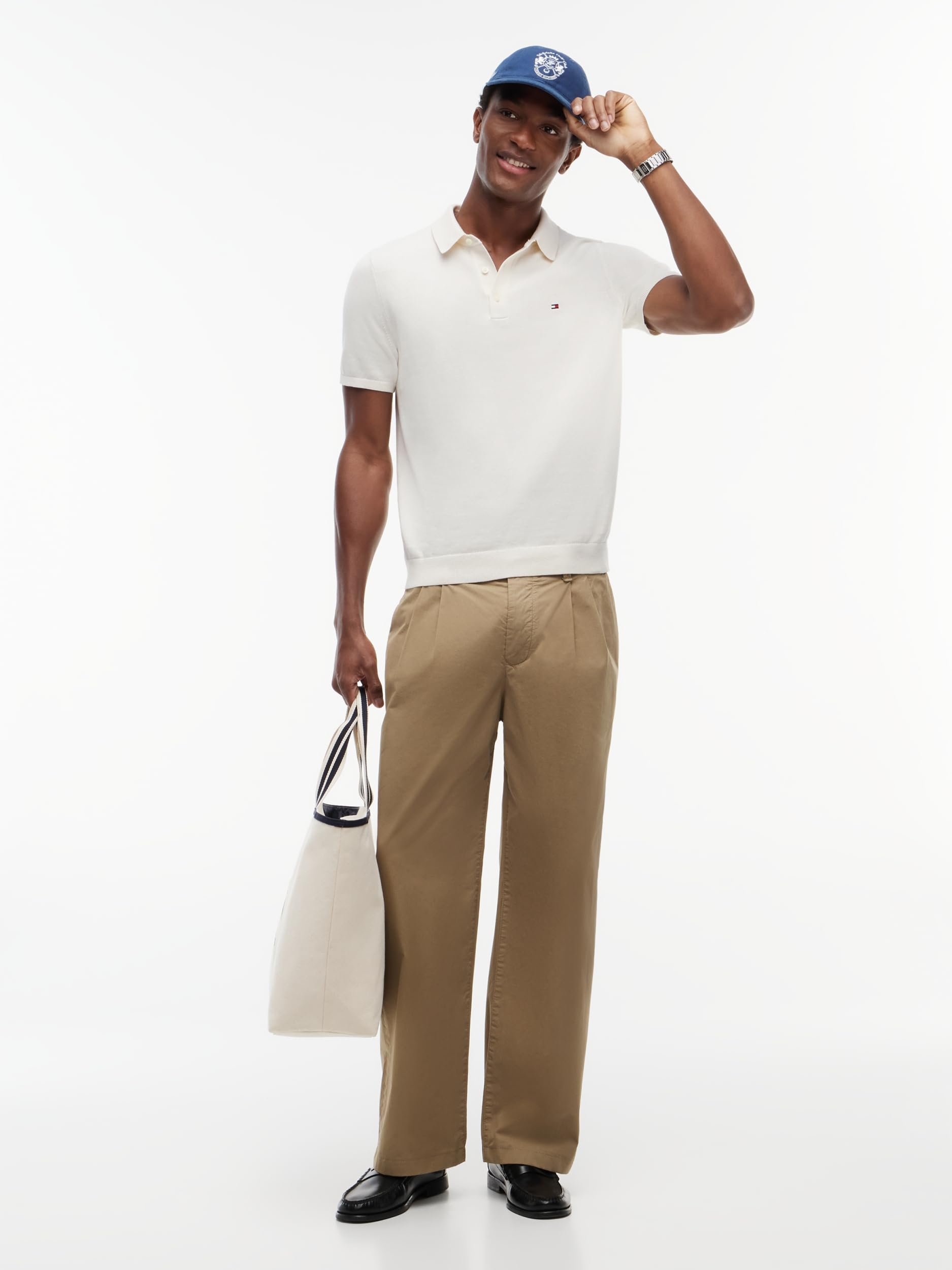 Tommy Hilfiger Męska koszulka polo z dzianiny Essential Cotton MW0MW37396 S/S Polo, żółta, XL, Żółty (płatek kości słoniowej), XL