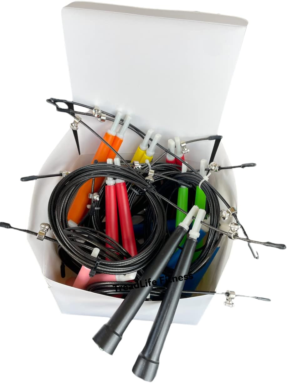 Speed Wire Jump Ropes - 10 x Pack - RANDOM COLORS SENT