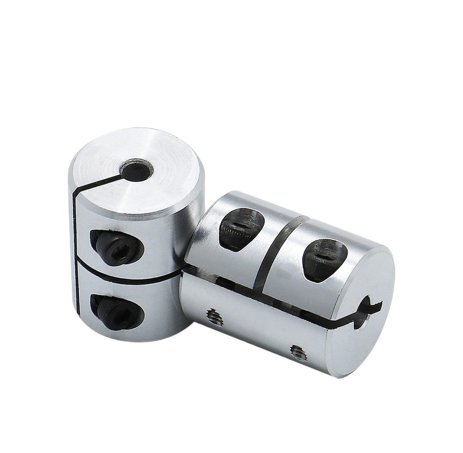 Rigid coupling,Stainless steel rigid coupling 1pcs D20L25 3D Printer Lead Screw Rigid Shaft Coupler Clamp Stepper Servo Motor Coupling(D20L25-6.35X8)