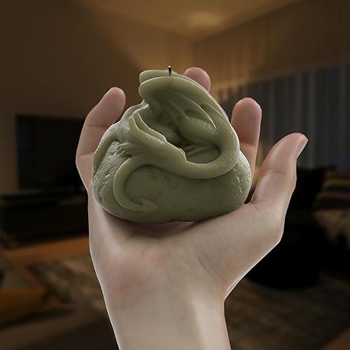 Molde de vela de dragón molde de dragón en piedra, molde de resina de dragón, molde de arcilla, molde de fundición de resina para joyería, moldes disponible en Yaxa El Salvador