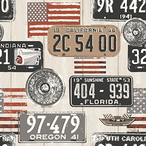 Papel pintado de vinilo UGEPA American Dream, multicolor, E80920