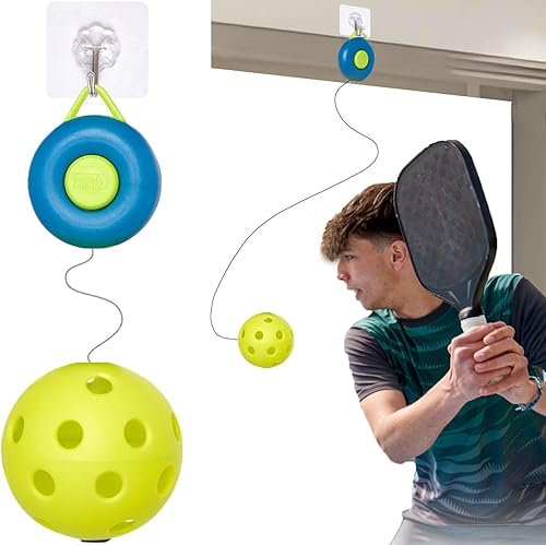 Entrenador de pickleball, rebote continuo para entrenamiento y práctica de pickleball - Mejora el tiempo de reacción y el regalo de coordinación