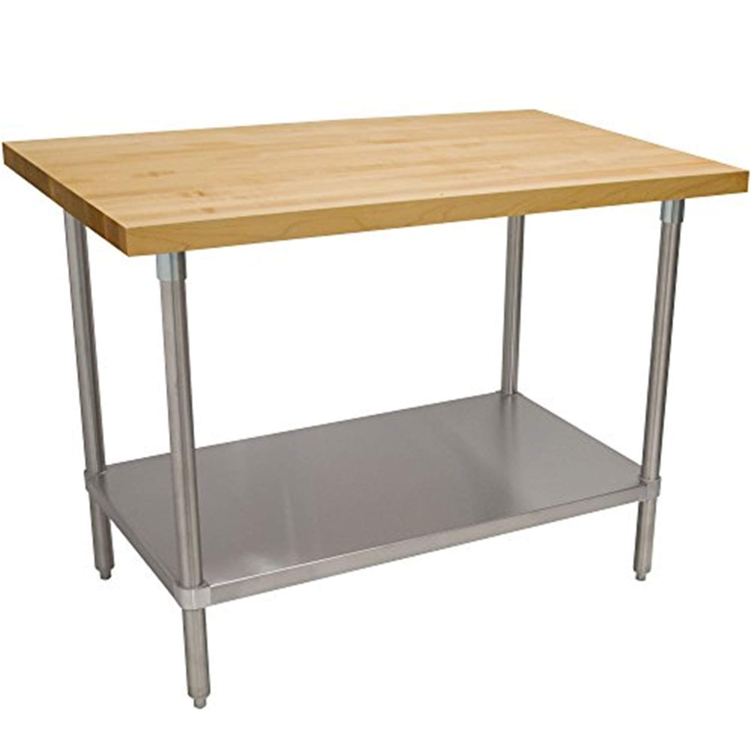Advance Tabco Maple Wood Top Chef's Table