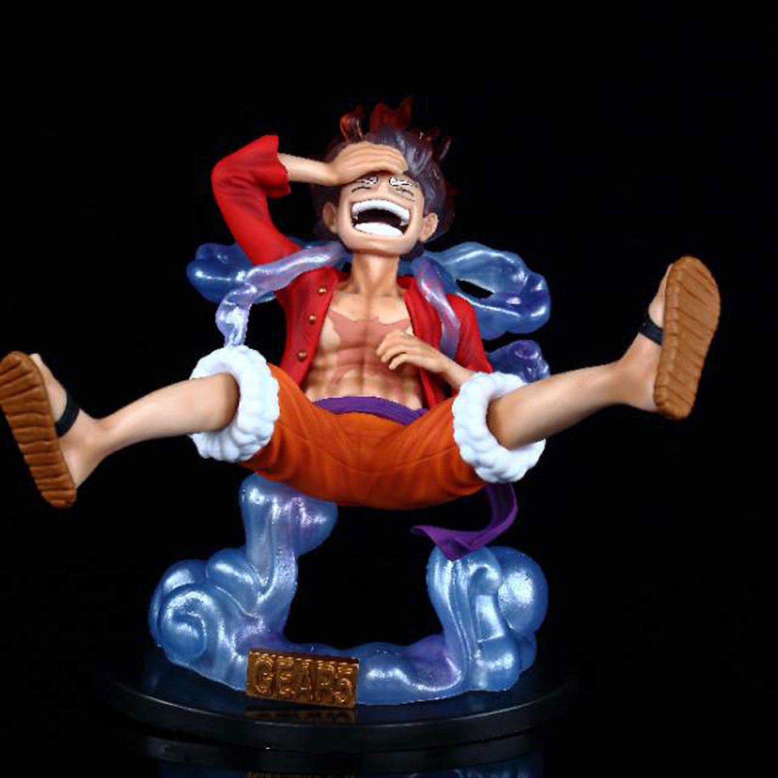 reald Figure Anime Figma Luffy Figure Nika Sun God Action Figure Collectible Model Toys Gift For Children withbox Red