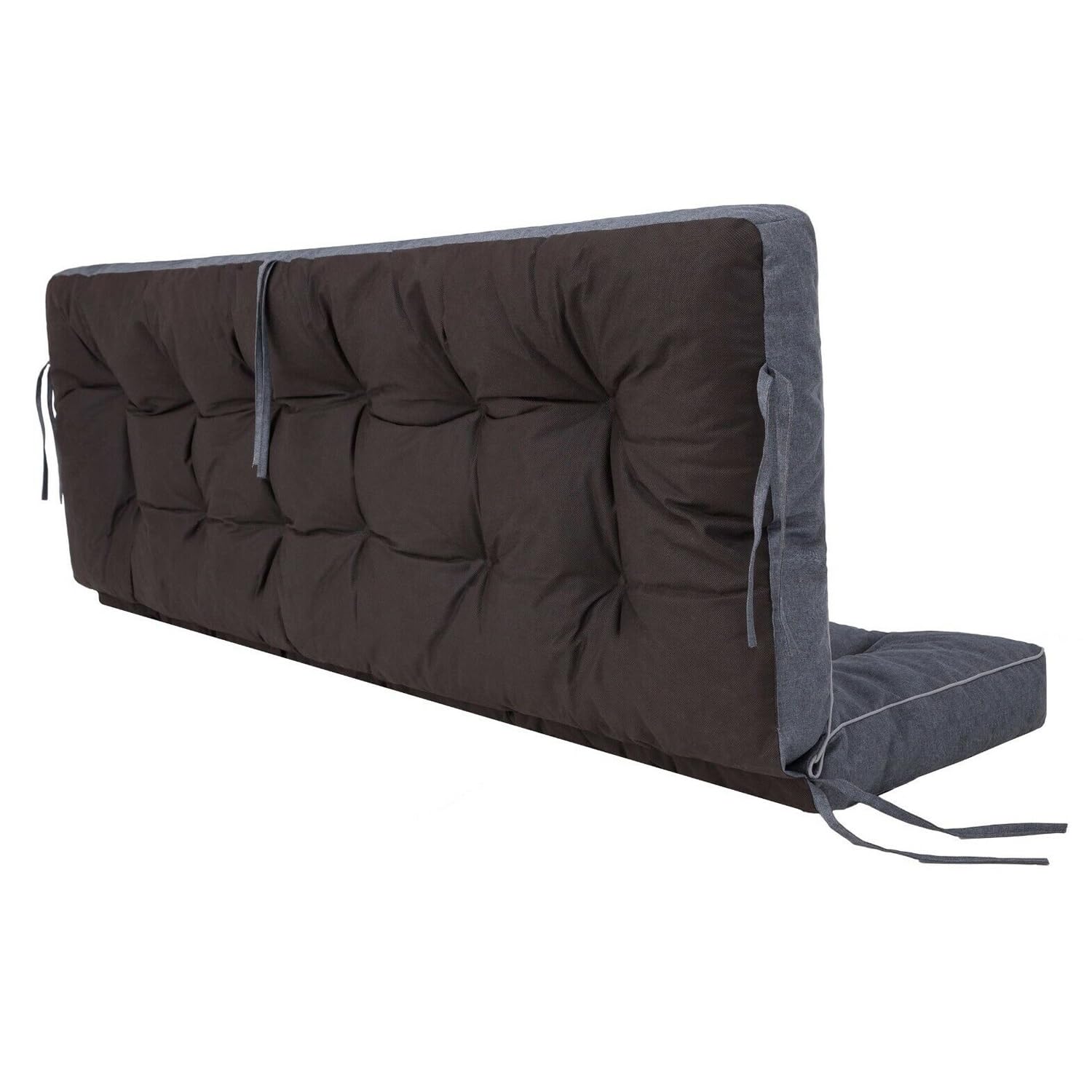 Kissen für Hollywoodschaukel und Gartenbank Gartenkissen Gartenbankauflage Bankauflage Bankkissen Garten Gartenmöbel Schaukelkissen (120 cm, Navyblau)