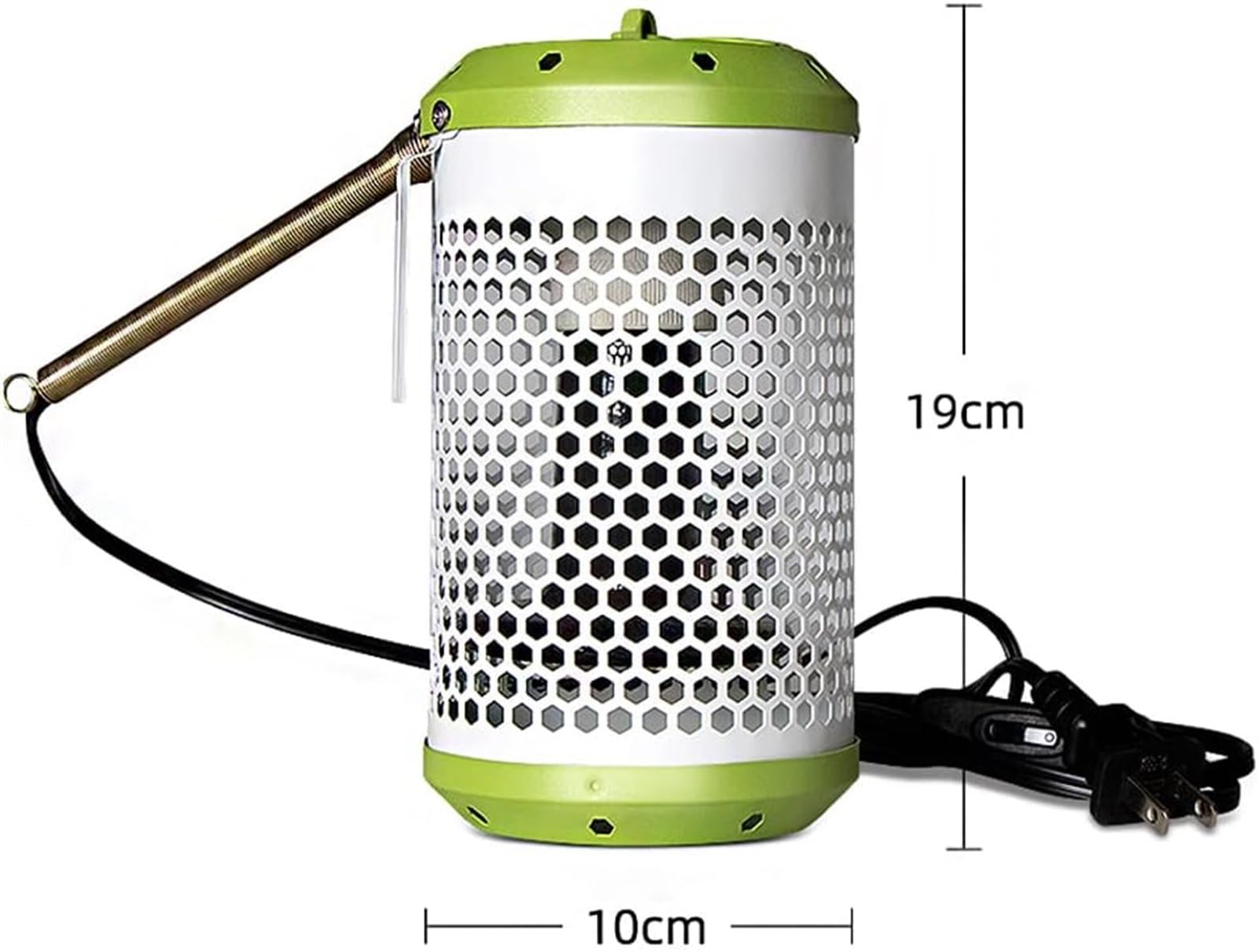 Lámpara de protección contra el frío for mascotas, la lámpara calefactora tiene un sistema de control de temperatura y una red protectora de metal, el emisor de calor de cerámica se puede montar en la