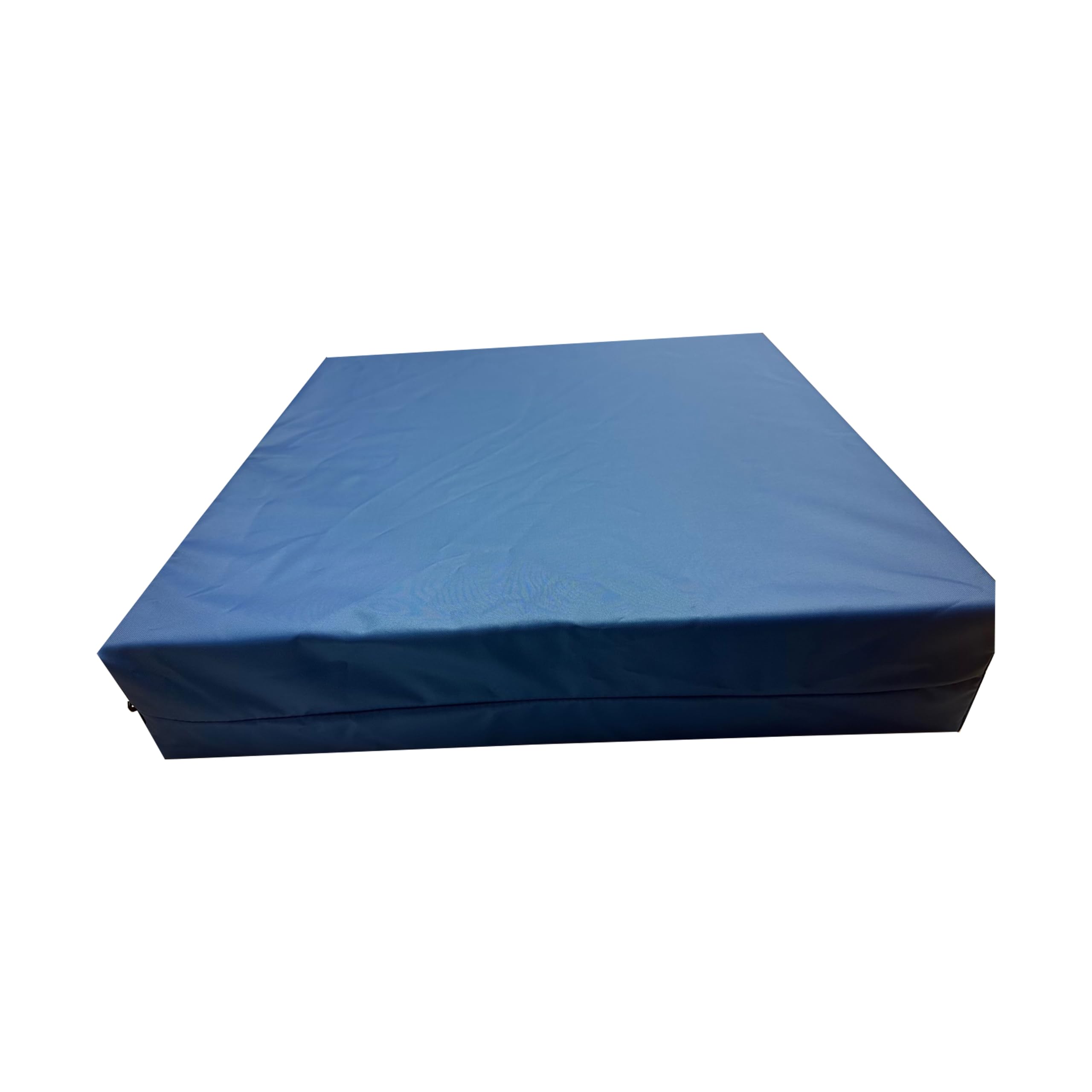 GRIZZLY FOAM 10cm Thick Waterproof Garden Seat Pads Cushions Indoor Outdoor Seat Pads Office Rattan Patio Chair Pad Ask Any Custom Size (16x16x4 inch) (Royal Blue, 18x18x4inch 45x45x10cm)