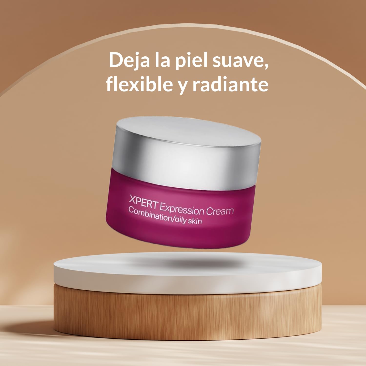 PRIMADERM - XPERT Expression | Crema Hidratante Antiarrugas para Piel Mixta y Grasa | Efecto Bótox-like y Escudo Antipolución | Con Péptidos Descontracturantes y Antioxidantes | 50 ml