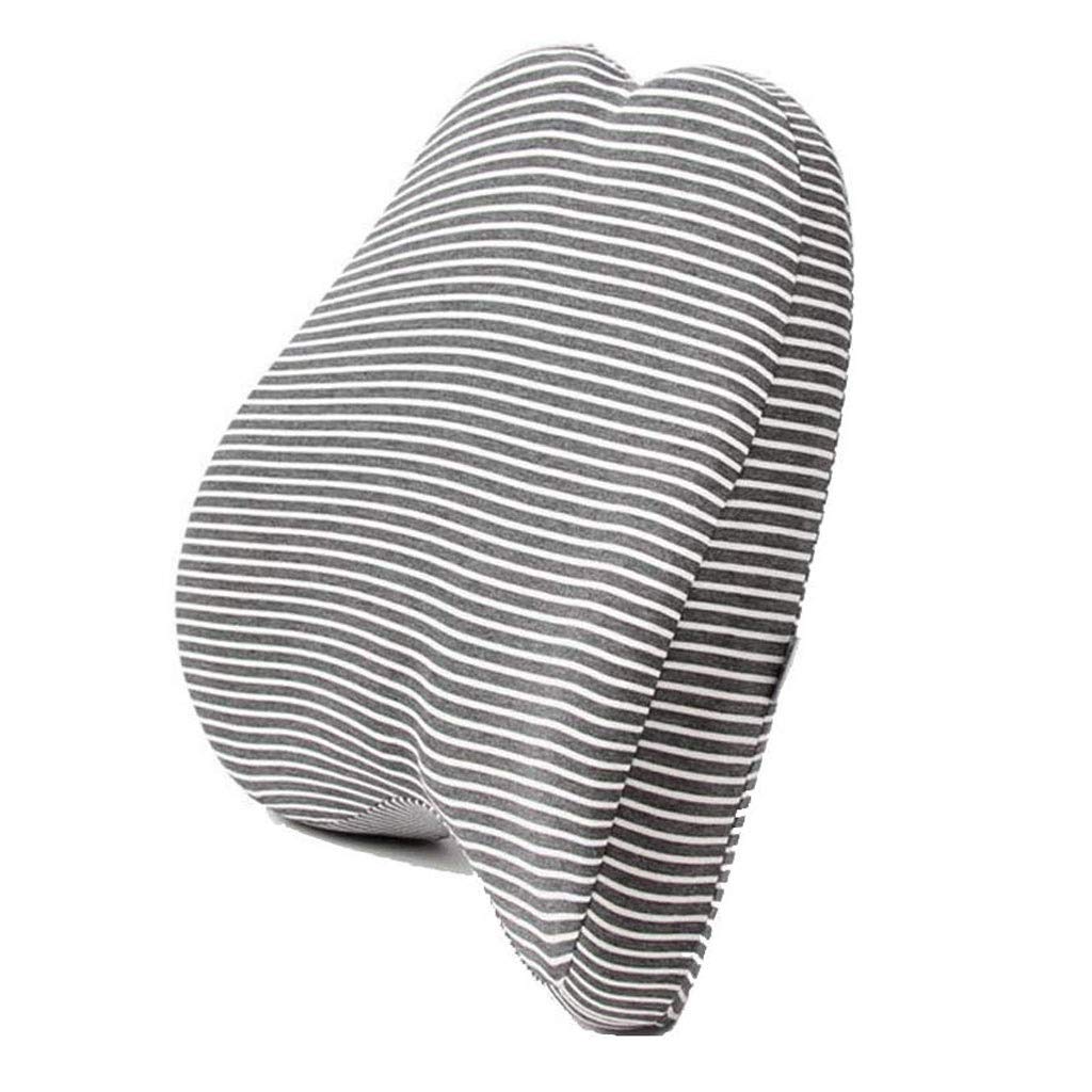 Coussin lombaire voiture haut de gamme et petit oreiller de sommeil rayé