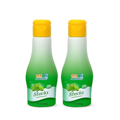 EZ-Sweetz Stevia desamargada (1.7 oz - edulcorante líquido 330 2 unidades)