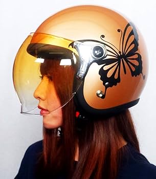 ヘルメット　レディース　ダムトラックス 　ニューチアーバタフライ Amazon | ダムトラックス(DAMMTRAX) バイクヘルメット ハーフ