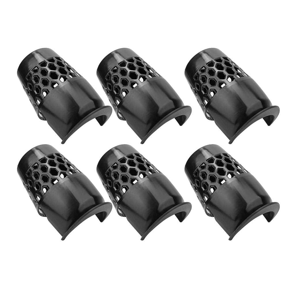 6PCS Plástico Durable Práctico Snooker Cesta de Billar Entretenimiento para el hogar Bola de Billar Almacenamiento Bolsillo Mesa de Billar Accesorios