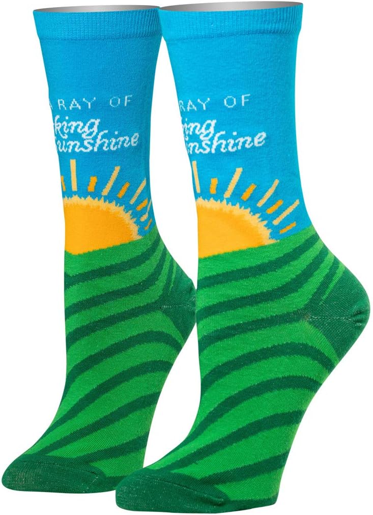 Cool Socks – Bold Adult Saying Crew Socks – 5 Pair Bundle – Sassy Humor Designs – Novelty Crew Socks – Size Medium – Soft Stretch Cotton Blend – Fun Gift for Women - Image 7