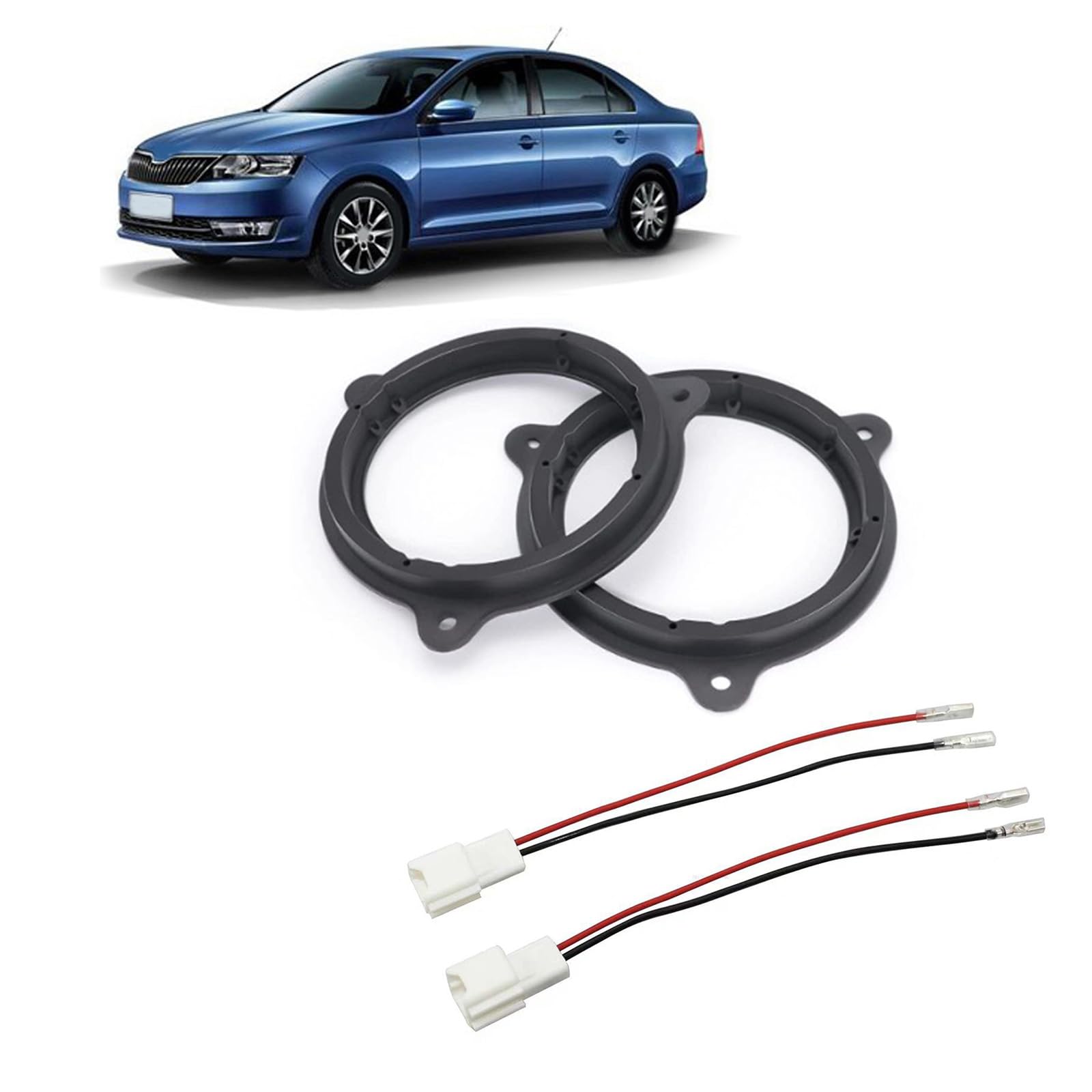 Cooltools Car Speakers Mounting Bracket Speaker Spacers Black For Audio - View #9