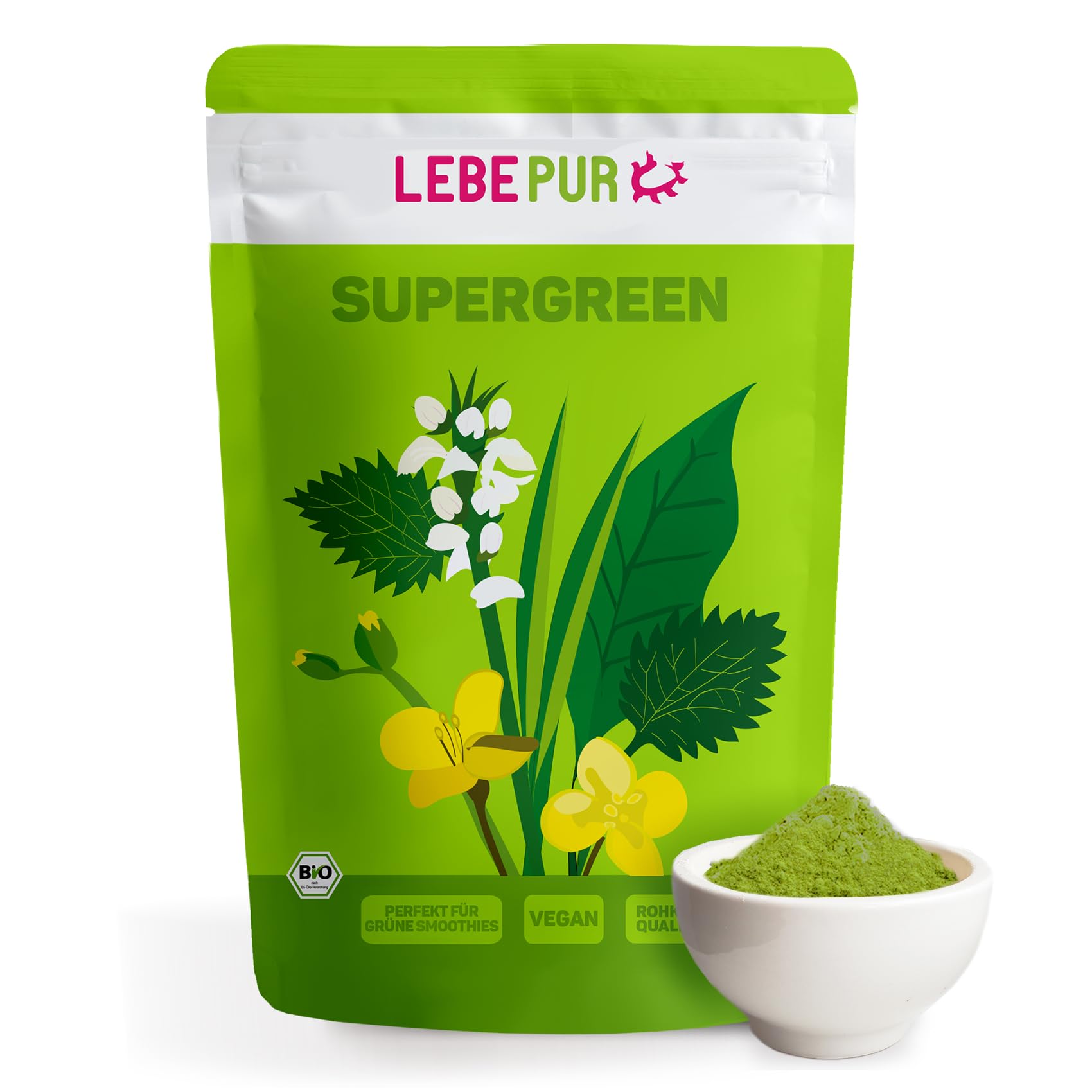 Lebepur Supergreen Pulver 500 g