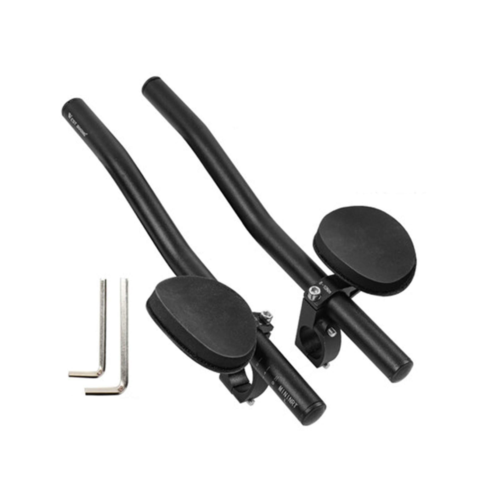 hujio Aoligei Bicycle Rest Handle Bar, MTB Or Road Bike Aluminum Alloy Handlebar Aero Bar with Sponge Grips for Road Bikes Time Trial Triathlon Cycling