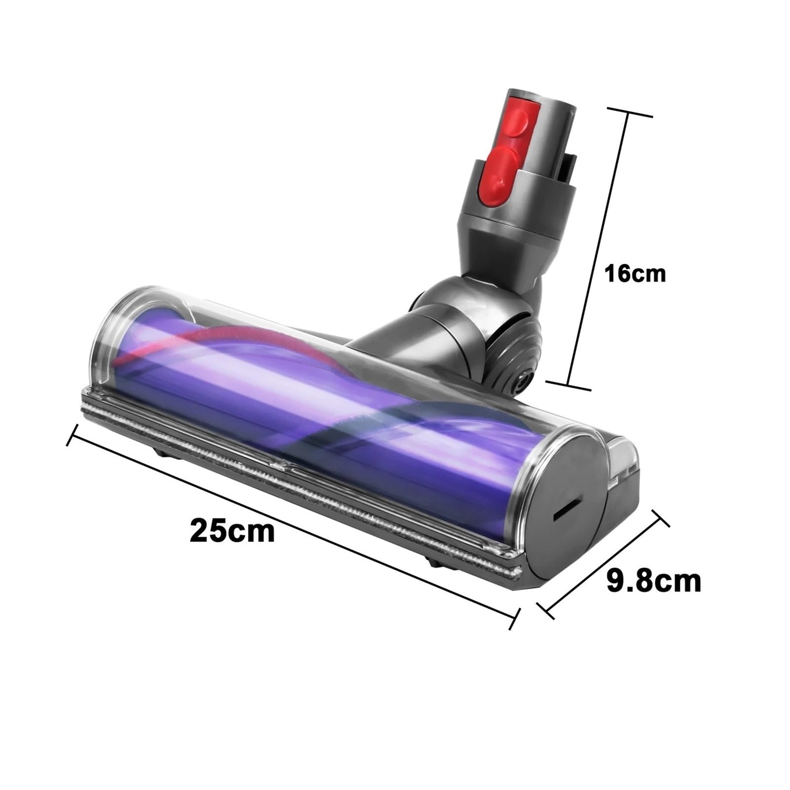 Cepillo de rodillo de vacío, Compatible con Dyson, | Piezas del cepillo del rodillo de cerdas del accesorio del piso de madera dura de V7 V8 V10 V11 V15