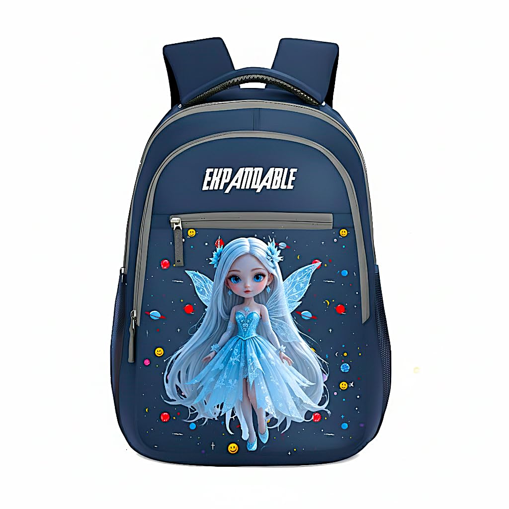 Kids Premium School Backpack with Magical Fairy Design – Durable, Lightweight, and Spacious Daypack for Girls, Perfect for School, Travel, and Daily Use-image-7