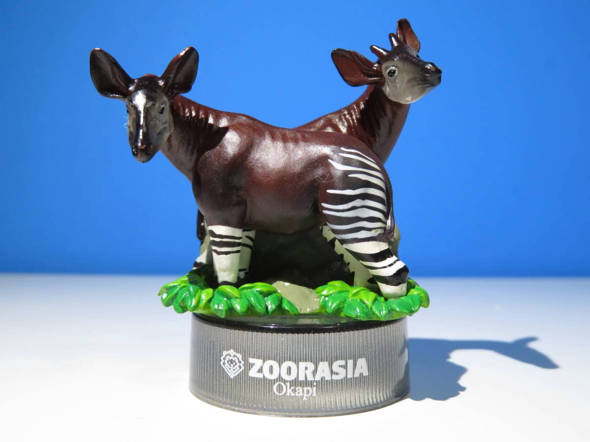 ズーラシア ランチ 海洋堂 フィギュア オカピ ズーラシア限定ver 他 希少【海洋堂/北陸製菓】ズーラシアランチ オオアリクイ