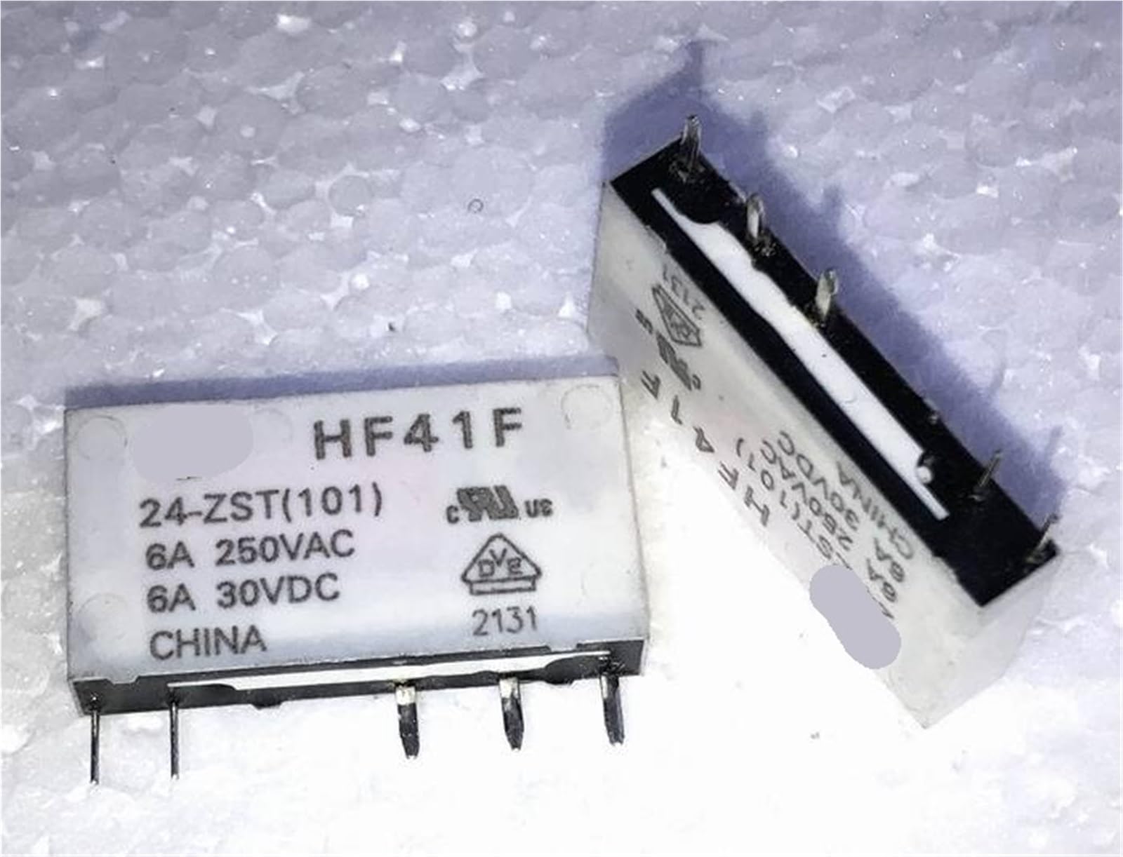 Base de relais HF41F 24-ZST 6-24V CC pour interface de circuit imprimé électrique - 3