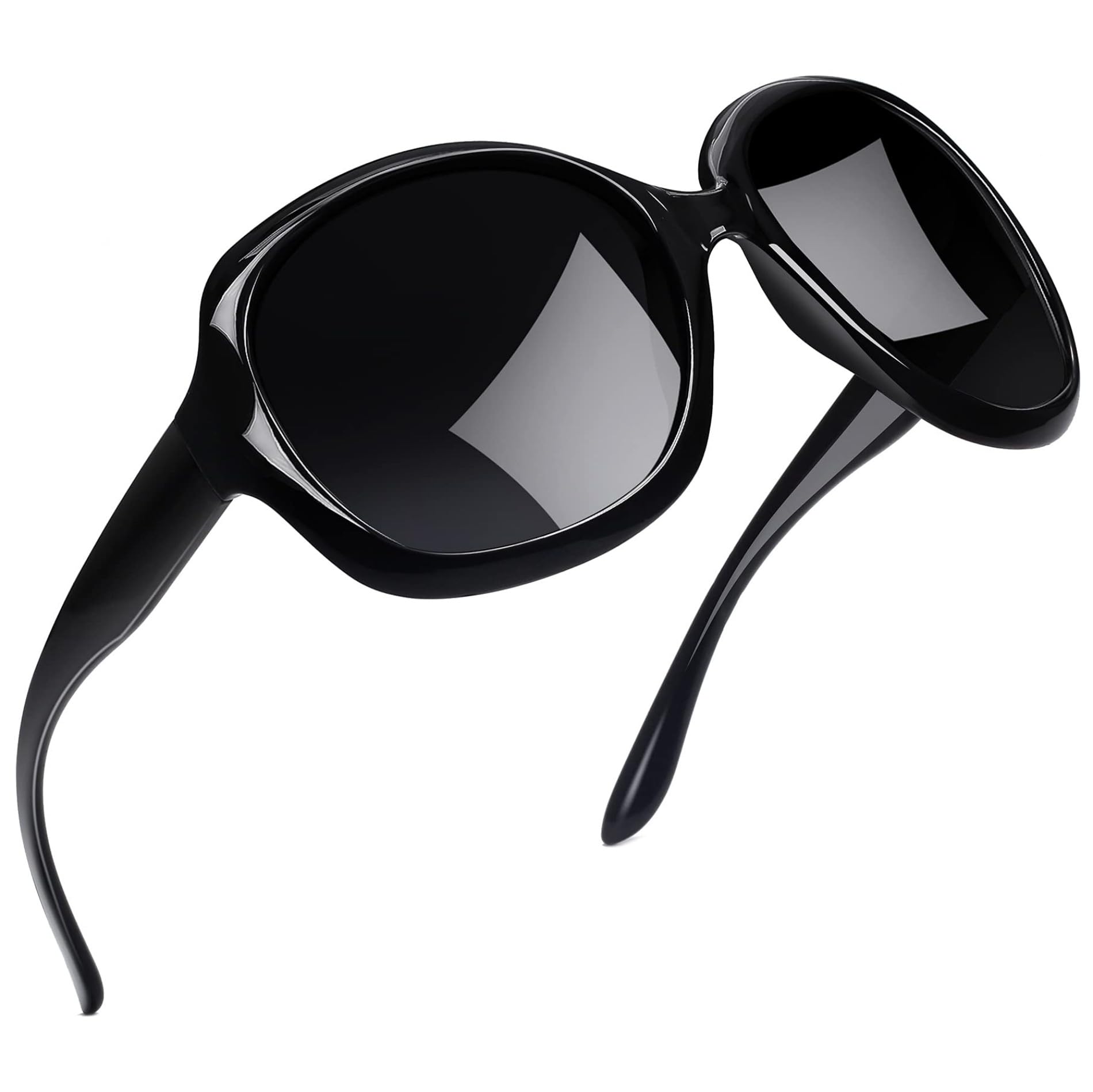 Joopin Polarized Sunglasses for Women Vintage Big Frame Sun Glasses Ladies Shades