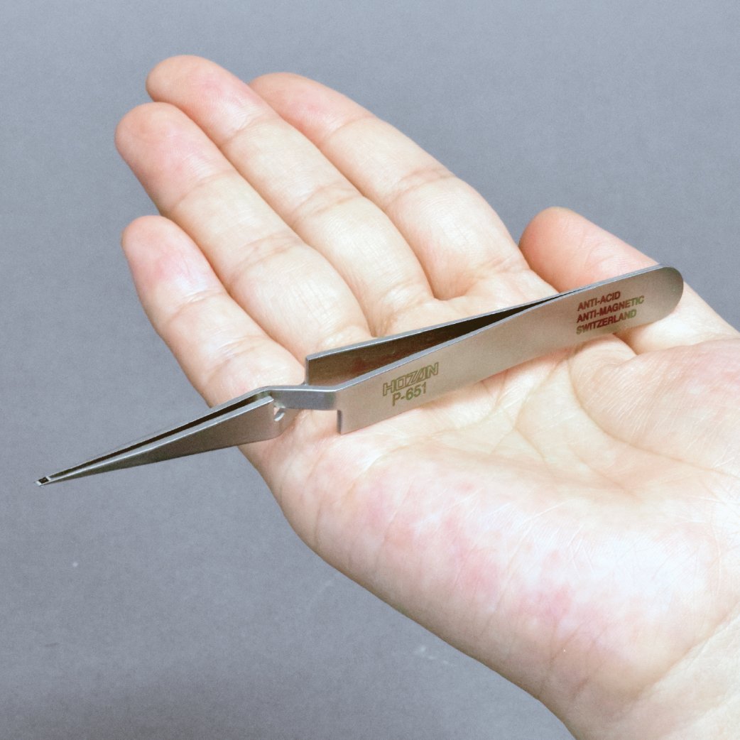 Hozan Reverse Action Tweezers p-651 (Japan Import)