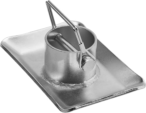 Rockane Placa de pie para gato de remolque, capacidad de 5000 libras con base de pasador para enganche de barco, cámper, barco con marco A, RV -