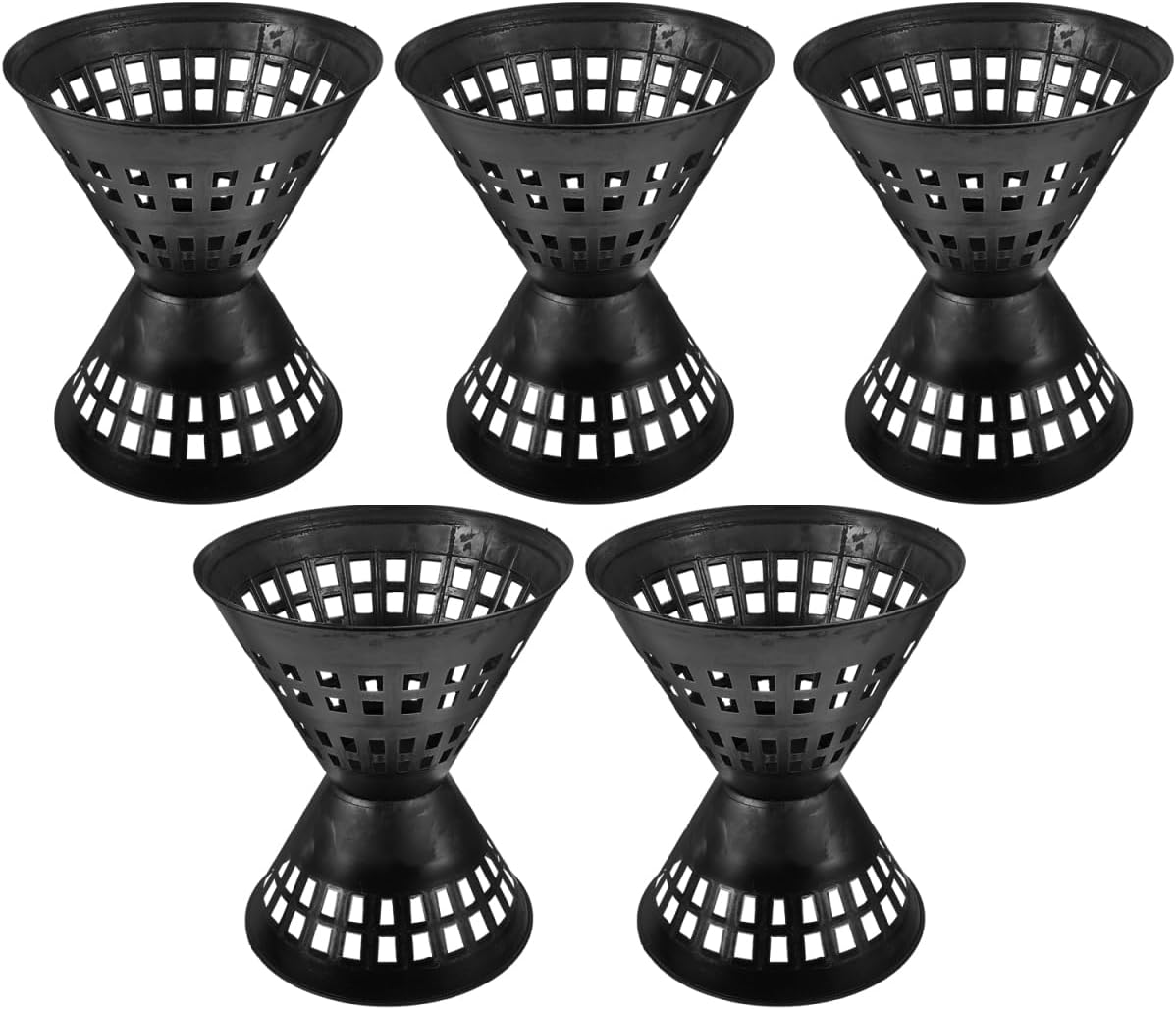 KALLORY 5pcs Plastic Bouquet Holder Medium Quick Flower Arrangement Tool for DIY Floral Designs for Flower Shops and Parties Packaging Material