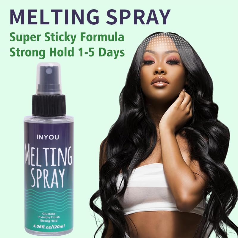 Miniatura 2 de Generic Spray de fusión de encaje y spray de sujeción, spray de fusión de sujeción extra para pelucas de encaje, spray de fusión de peluca, fuerte