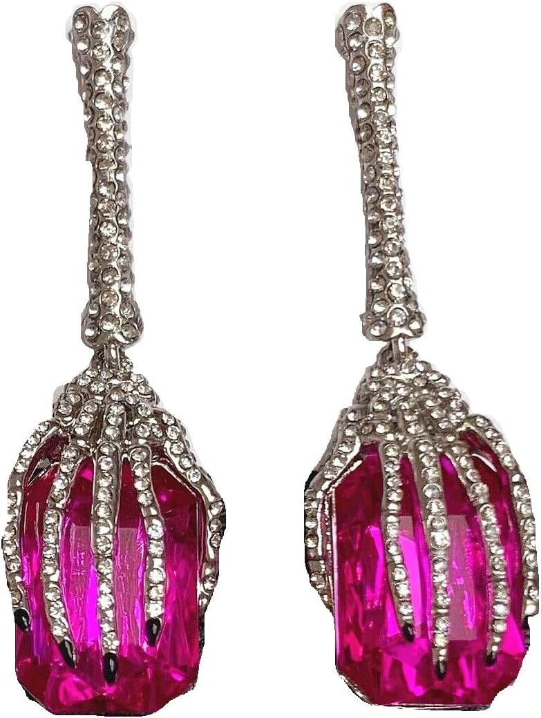 Betsey Johnson Witch Hanging Hands Halloween Drop Earrings